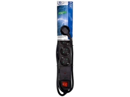 Extensão 6T VIVANCO Com Interruptor 1.4M (Preto)