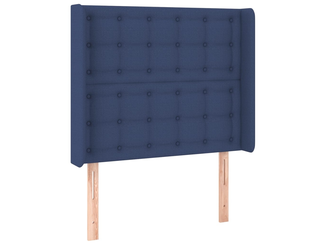 Headboard, Headboards Vidaxl Azul Tecido (103 X 16 X 118/128 Cm)