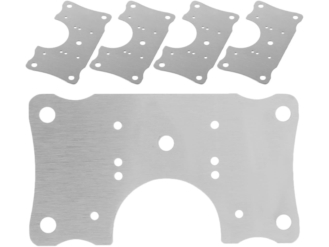 Nolitoy Kit Com 5-placas De Reparo Para Dobradiças Armários Cozinha Em Aço Inoxidável Restaurar A Funcionalidade E