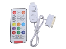 Kit Controlador De Ventiladores Pc Argb Com 21 Teclas, Alimentação Serial Ata, Controlador De Fita Led De 3 Pinos