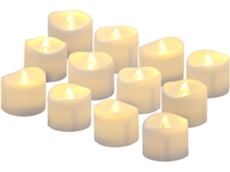 Velas Tealight Operadas Por Bateria, Velas Sem Chama Com Design De Anel Mobius, Uso Decorativo Interno E Externo Para Halloween E Natal