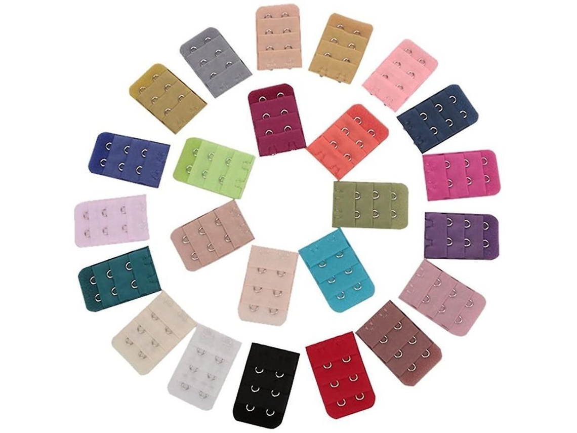 Extensor De Sostén Para Mujer Elástico 2 Ganchos 3 Filas Ajustable Confortable