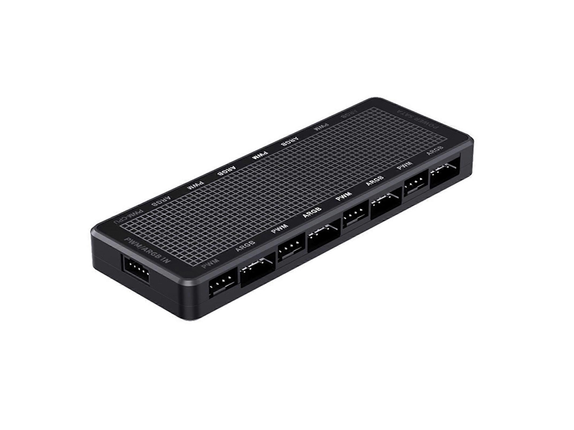 Lurelia Cabo De Alimentação, 8 Port, 3pin, 5 V, Ventoinhas