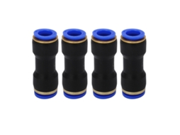 4pcs Conectores De Tubería Rápido Empurráveis Redutores Retos Para Mangueira Pu Tubo Nylon 2/3in 4/7in
