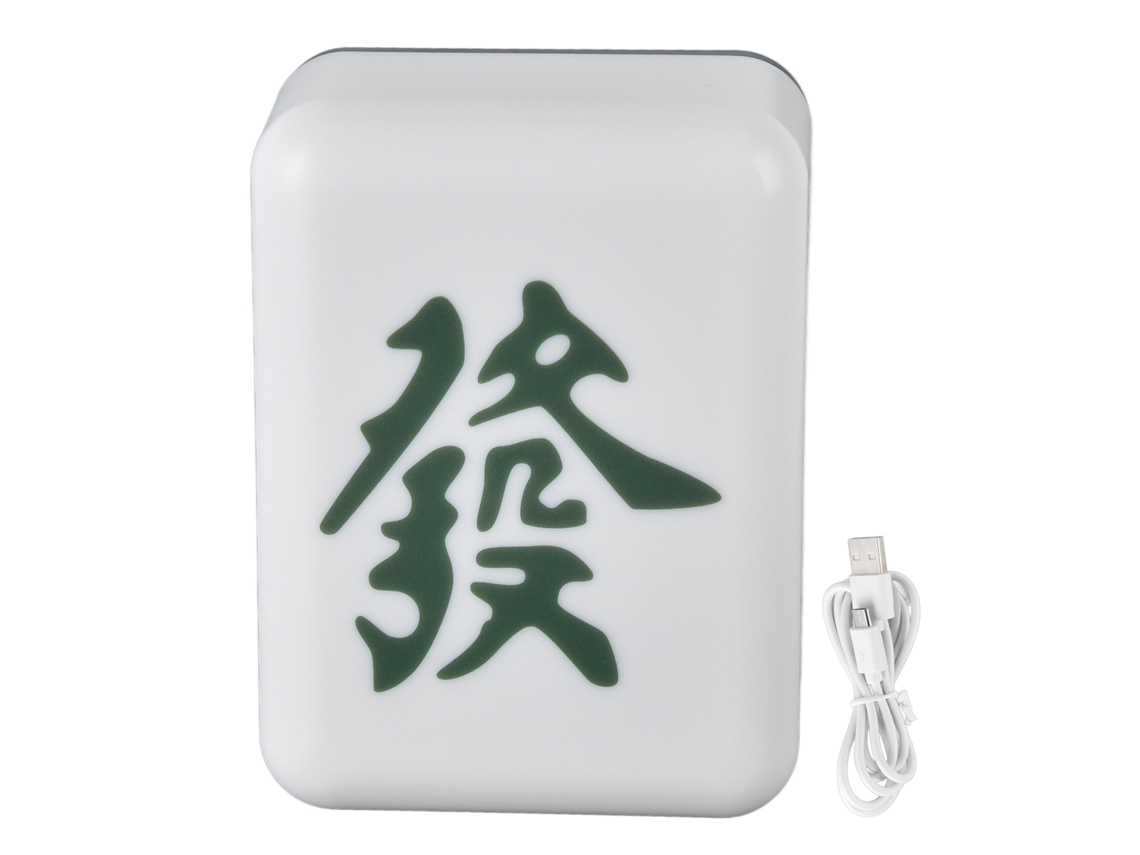 Lanterna Noturna de Mahjong Usb Recarregável Led Luz de Mesa Decorativa para Quarto Material Abs 2 Modos de Luz