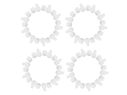 Hemoton 100-unidades Pinos De Fixação Para Móveis Em Nylon Branco Ampla Compatibilidade Acessórios Armários Cozinhas