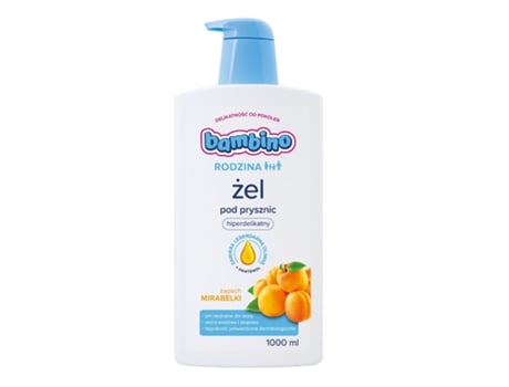 Família Bambino Gel De Banho Hiperdelicado De Mirtilo, 1000ml