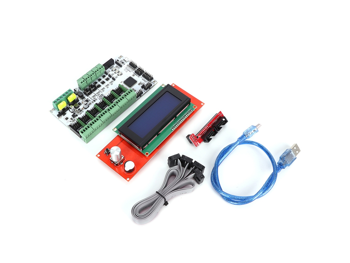 Laxiscreed Rumba32 Placa De Controlo Principal Com Display Lcd 2004 Para Impressoras 3d