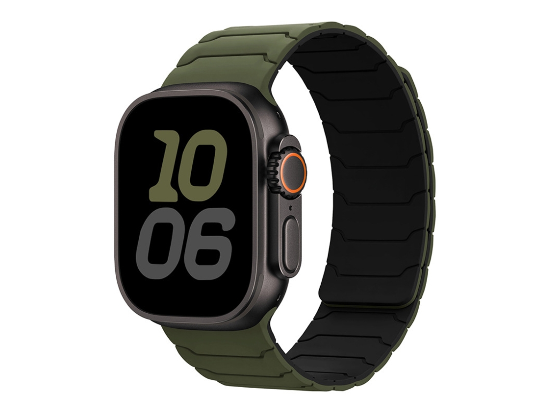 Bracelete Para Apple Watch 38/40/41/42mm Verde-preto Cuich