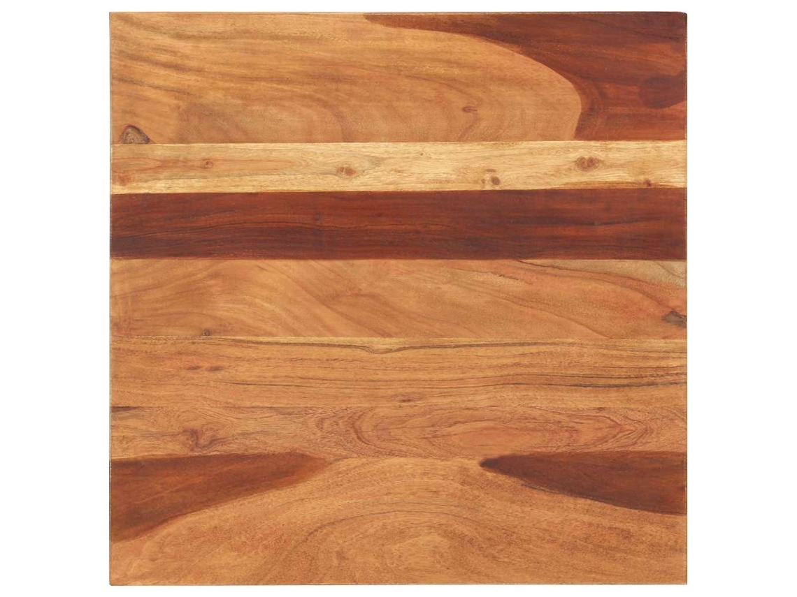 Vidaxl Tampo De Mesa Madeira De Acácia Maciça 15-16 Mm 60x60 Cm