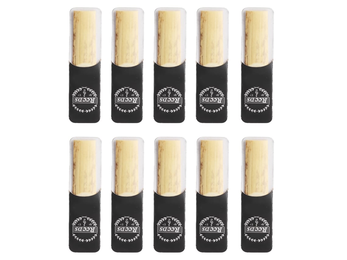 Ats cañas para Saxofón Alto Eb Cañas de Bambú para Saxofón Reeds Accesorios de Instrumentos de Viento Madera