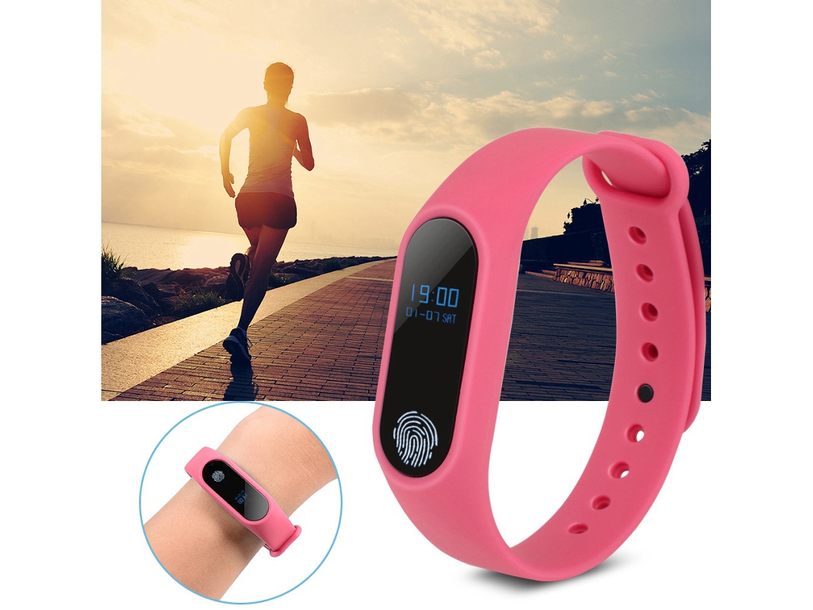 Pulseira inteligente com monitoramento de frequência cardíaca via Bluetooth EOOCOO