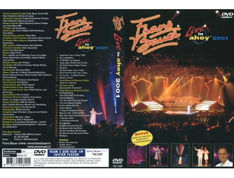 Dvd Live In Ahoy 2001 Sony Music Mm