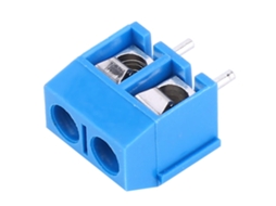 Conector Terminal 2pin Parafuso Pcb 50pcs Azul
