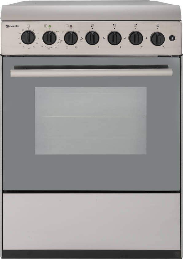 Fogão MEIRELES E 602 X BP (55 L - Elétrico e Gás Butano-Propano - Inox)