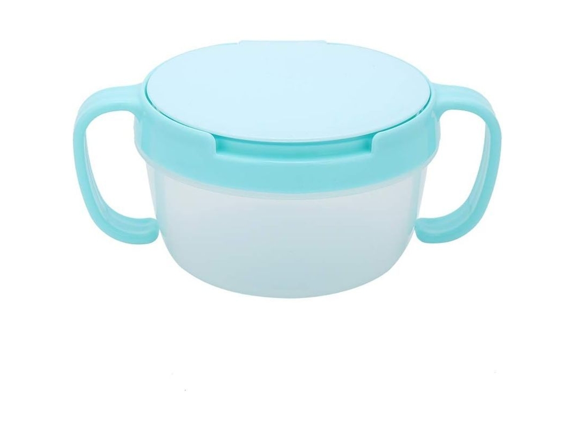 Cuenco Para Bebê Anti-derramamento Contenedor De Meriendas Con Mango Doble Mantiene Comida Caliente Y Fresca