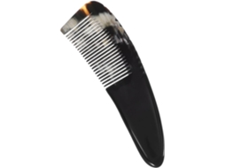 Pente De Chifre De Búfalo Com Dentes Largos Para Cabelos Cacheados E Finos, Desembaraçante.
