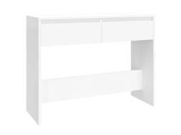 Console Table, Console Tables Vidaxl Branco Madeira Processada (n/a)