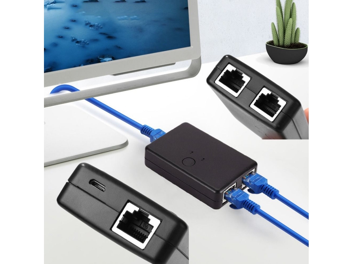 Seletor De Caixa De Comutação De Rede Ethernet Aquaforge