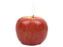 Velas decorativas festivas em forma de maçã para festas e decoração de Natal LAXISCREED