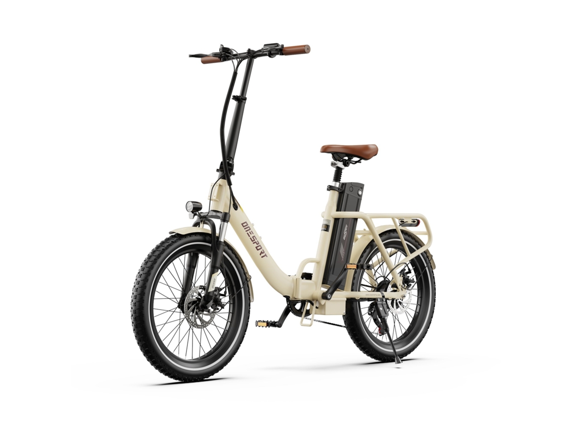 Bicicleta Elétrica Onesport Ot16 Com Pneus De 20", Motor De 250 W E Bateria De 48 V E 17 Ah