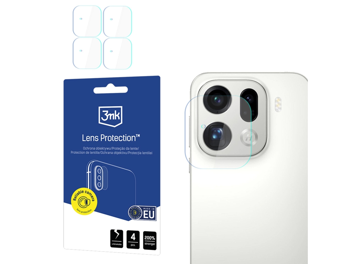 Protetor De Lente 3mk Para Oppo Find X9 Pro - Proteção 9h