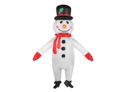 Traje Inflável de Boneco de Neve 5.9ft Resistente à Água com S/MARCA