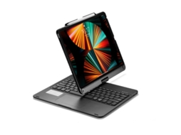Capa Com Teclado Bluetooth Retroiluminado E Touchpad Rotação 360° Para Ipad Pro 11 Polegadas 2018 2020 2021 2022 Português