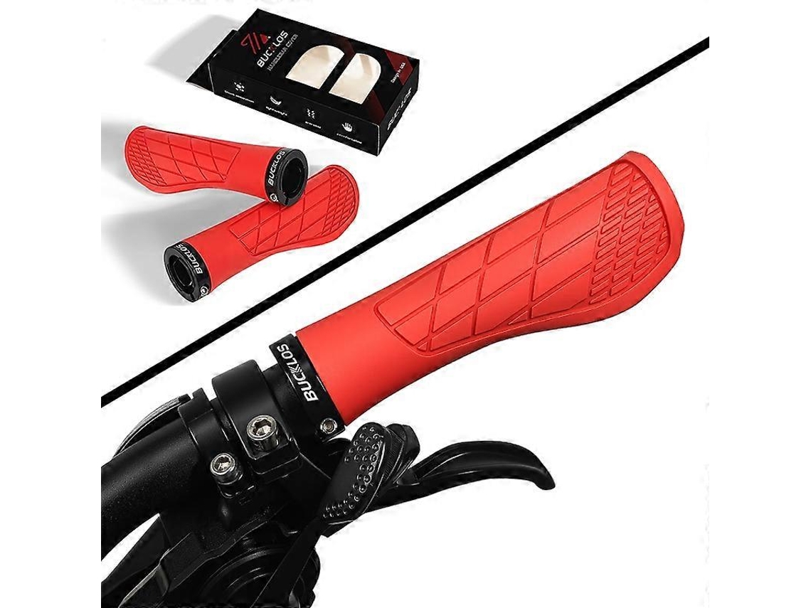 Guiadores De Borracha Ergonômicos Com Função Lock-on Para Guidão De Bicicletarode