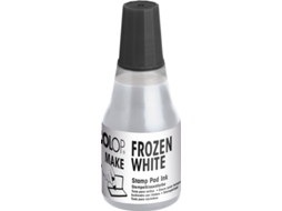 Tinta para Carimbo COLOP Make 25 Ml Branco Congelado