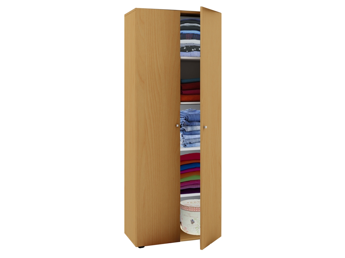 Guarda Roupa Vandol Portas Com Dobradiças Vcm