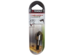 Escareador Cônico Tivoly Para Alojamento De Cabeça De Parafuso D 19 Mm
