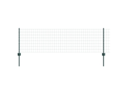 Conjunto 1 Barreira Externa Vidaxl Verde Aço (25 X 0,6 M)