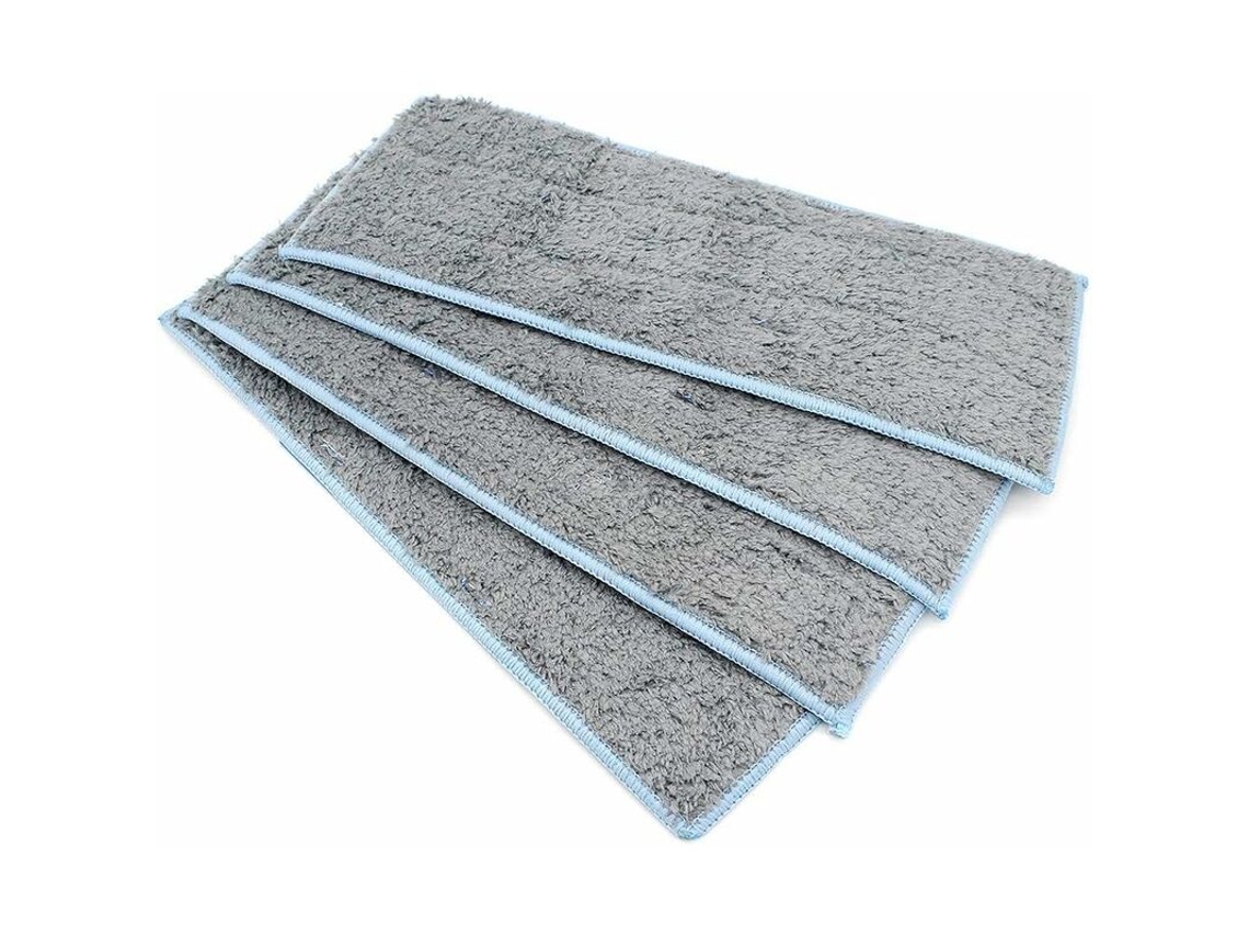 Conjunto de 4 Panos Limpeza Úmidos Laváveis​​ em Microfibra para o Robô Braava Jet M6 BRILVIBERA