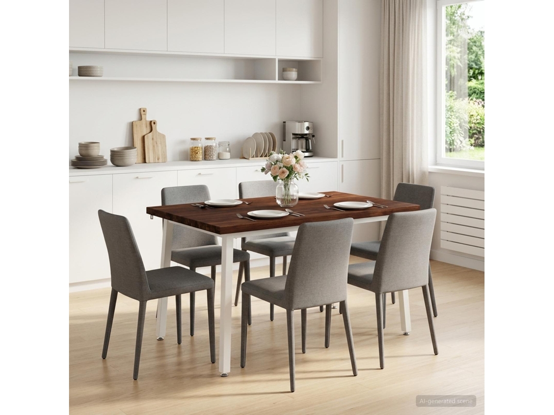 Vidaxl 120 X 80 X 75 Cm Madeira Sólida De Acácia Retangular