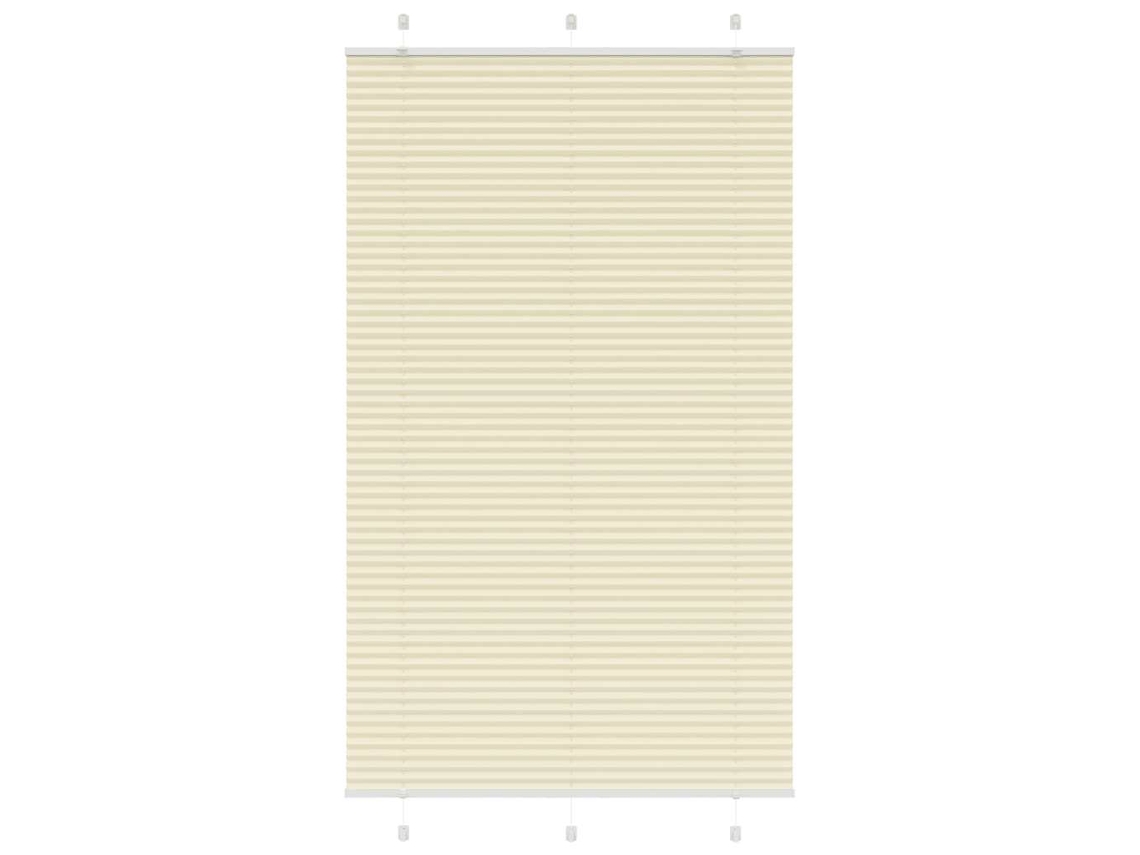 Vidaxl Plissado Cego Creme 115x200 Cm Largura Tecido 114,4cm Poliéster