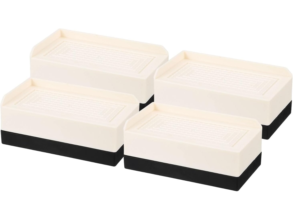Elevadores De Móveis, Elevadores De Cama, Bloco De Elevação Quadrado Empilhável, Plástico De Alta Resistência, 5cm Para