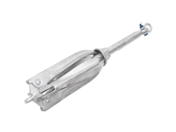 Vidaxl Âncora Dobrável 10 Kg Ferro Fundido Galvanizado A Quente Prata