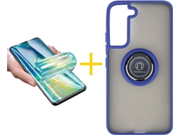 Capa + Película para Samsung Galaxy S22 Plus 5G ACCETEL Azul