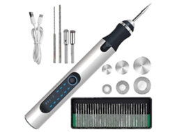 Caneta De Gravação Elétrica Sem Fio Mini Caneta De Gravação Com 3 Velocidades Ajustáveis Gravação Recarregável De 300 Mah Slowmoose