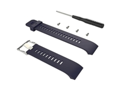 Pulseira De Relógio Lurelia Para Garmin Forerunner 30 / 35 Silicone Azul