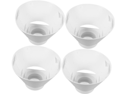 Cúpula De Substituição E27 Em Plástico Transparente Para Luminária De Teto.