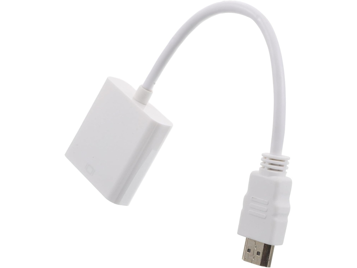 Cabo Conversor De Vídeo Hdtv Para Vga Fácil De Usar, Em Plástico E Cobre.