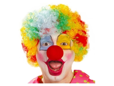 Peluca De Payaso Multicolor Con Rizos Para Carnaval De Guirca 90207 Guircap24