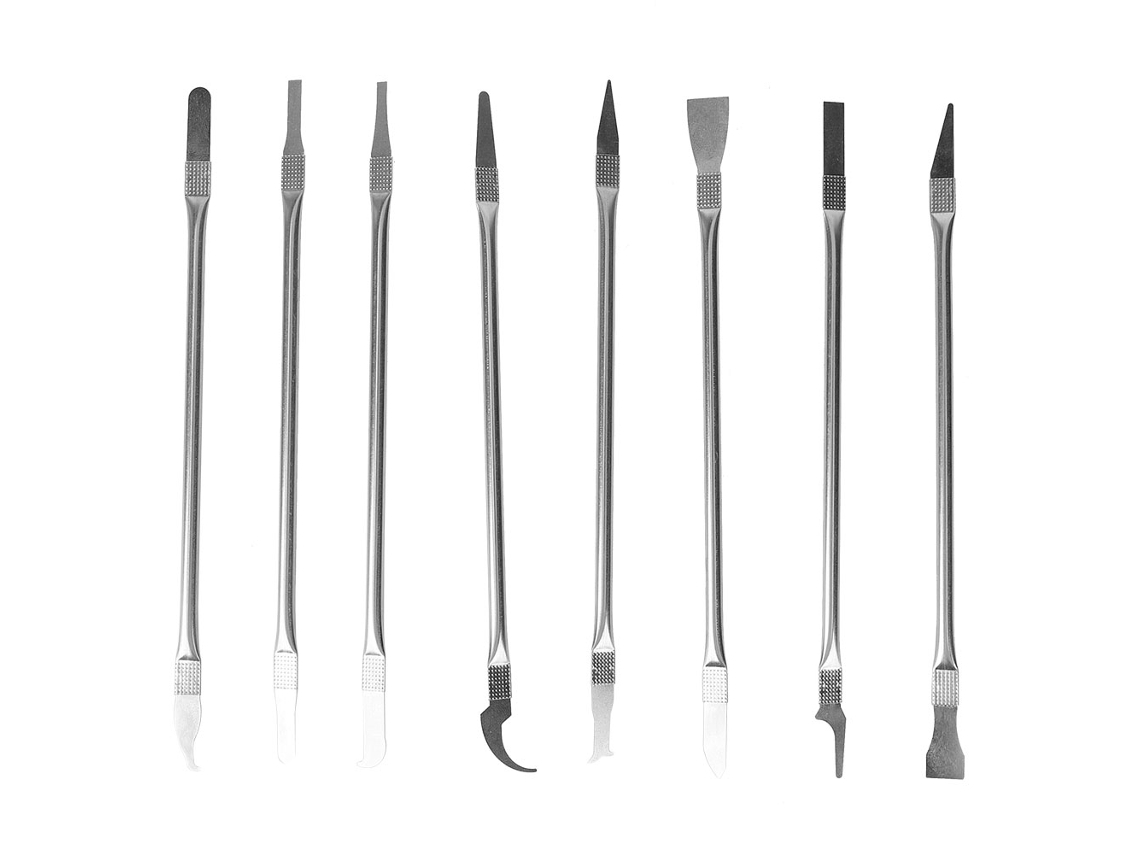 Ferramenta De Abertura De Celular 8 Em 1 Com Pontas Duas Para Reparo Chip Cpu Placa Mãe Spudger