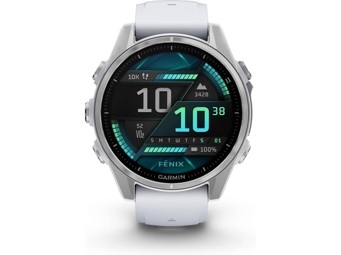 FENIX 8 43MM ACERO BRANCO AMOLED (Outlet Caixa Aberta )