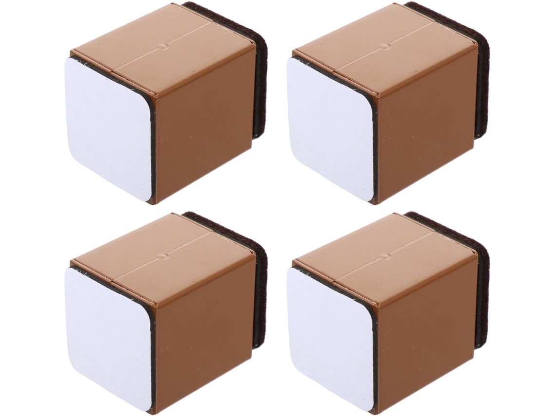 Conjunto De 4 Peças Tapetes Niveladores Para Pés Mesa, Almofadas Aço