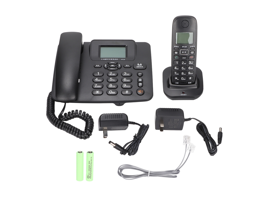 Aetheria sistema Telefônico para Escritório e Lar com 18 Toques Expandível Cordless 2.4ghz W128