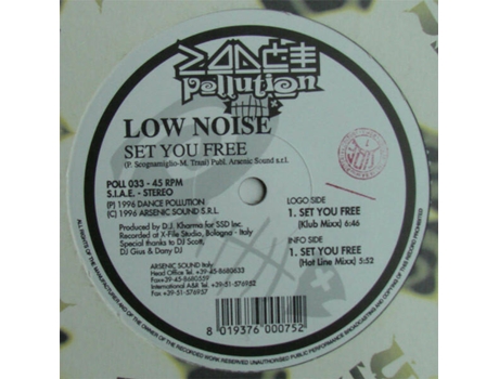 Vinil Set You Free Dance Pollution
