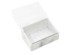 Cortador de Fita Adesiva Branca para Cílios Postiços, Dispensador de Fita, Ferramenta de Corte Prática, 1 Unidade. GOKOCO